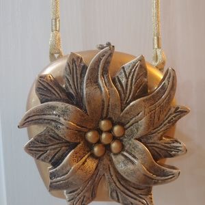 Timmy Woods Flower Purse w Duster Bag